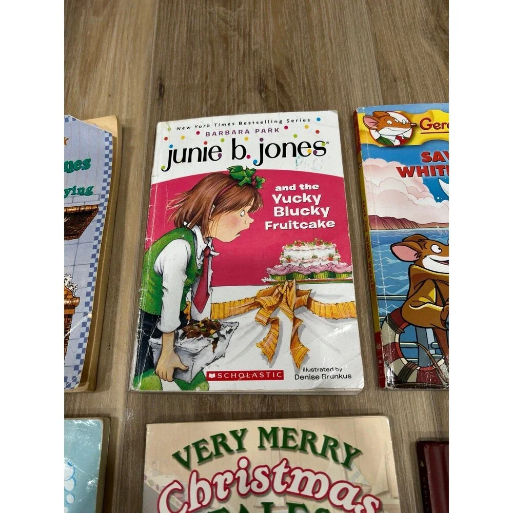 6 Book Bundle Lot - SKids Childrens Scholastic Junie B Jones Bundles Lots